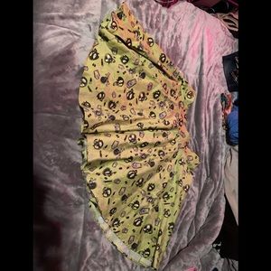 NWT Pinup Couture Mr. Skulls Skirt